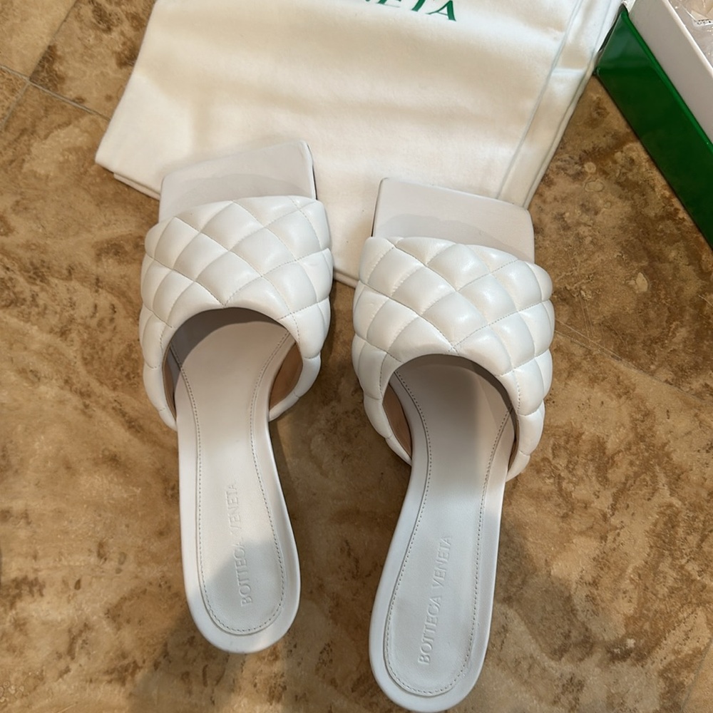 Bottega Veneta Padded Mule Sandal (Never Worn)
